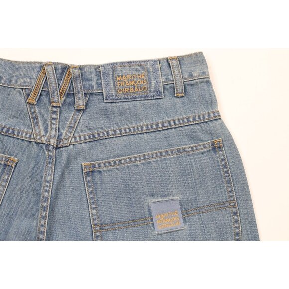 Deadstock Vintage 90s Marithe Francois Girbaud Mens 32 Baggy Denim Jean Shorts - Picture 11 of 11